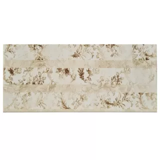 Regina Brown Floral Decor falburkolat 25x40  II.o. 1,8 m2/.doboz