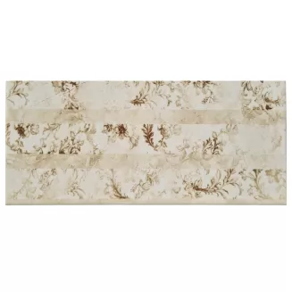 Regina Brown Floral Decor falburkolat 25x40  II.o. 1,8 m2/.doboz