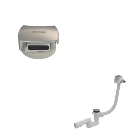 Ravak kádfeltöltő le- és túlfolyó szettel - ClickClack X01505