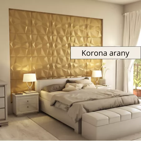 Ecuador 3D falpanel 60x60cm - Korona arany