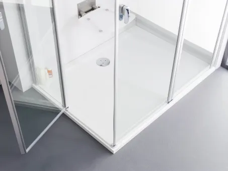 Ravak Zuhanytálca GIGANT PRO 100x90 CHROME fehér