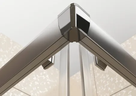 Ravak Blix BLRV2-90 sarokbelépős zuhanykabin Szatén Transparent