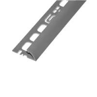 PVC pozitív élvédő profil 9/10 mm/2,50 m középszürke