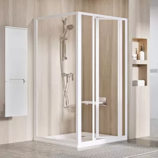 Ravak Supernova SDZ3-80 195 háromelemes, befelé nyíló zuhanyajtó Pearl