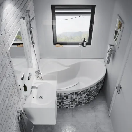 Ravak Rosa II balos fürdőkád 150x105cm