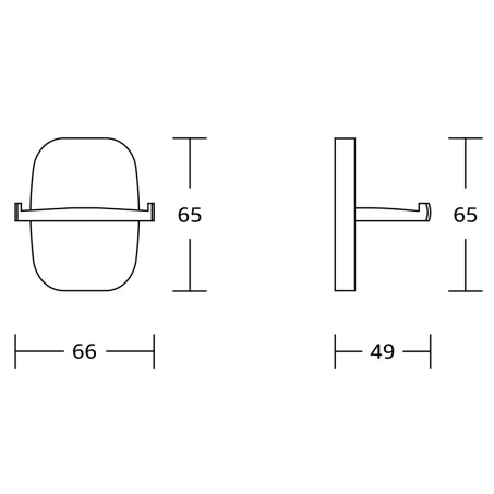 Sapho Rumba dupla fogas króm (RB123)