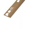 PVC pozitív élvédő profil 9/10 mm/2,50 m sötét beige